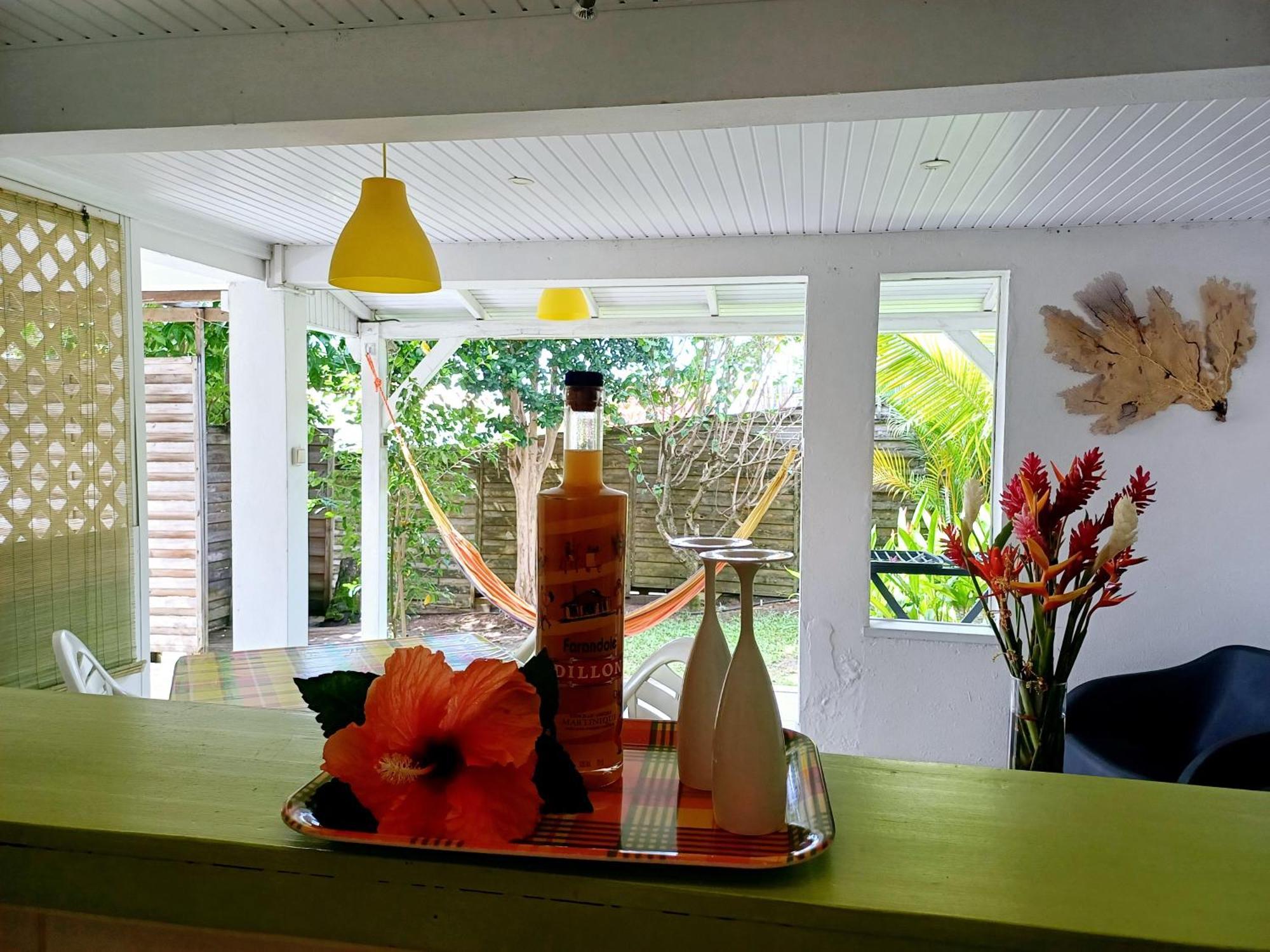 Apartamento Sainte-Luce 2 T1 Hibiscus Et Colibris Exterior foto